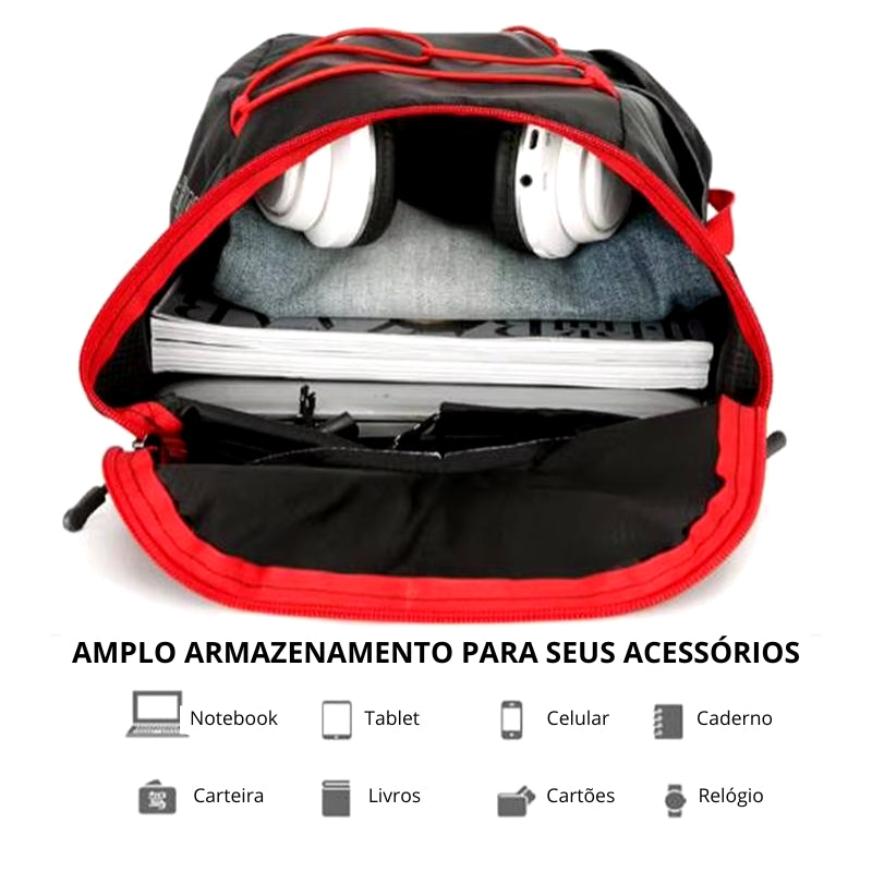 Mochila Impermeável Amplo Armazenamento